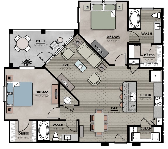 1, 2 & 3 Bedroom Apartments in Sarasota, FL Designed for You